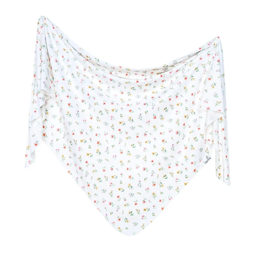 Copper Pearl - Baby Knit Swaddle Blanket - Eloise