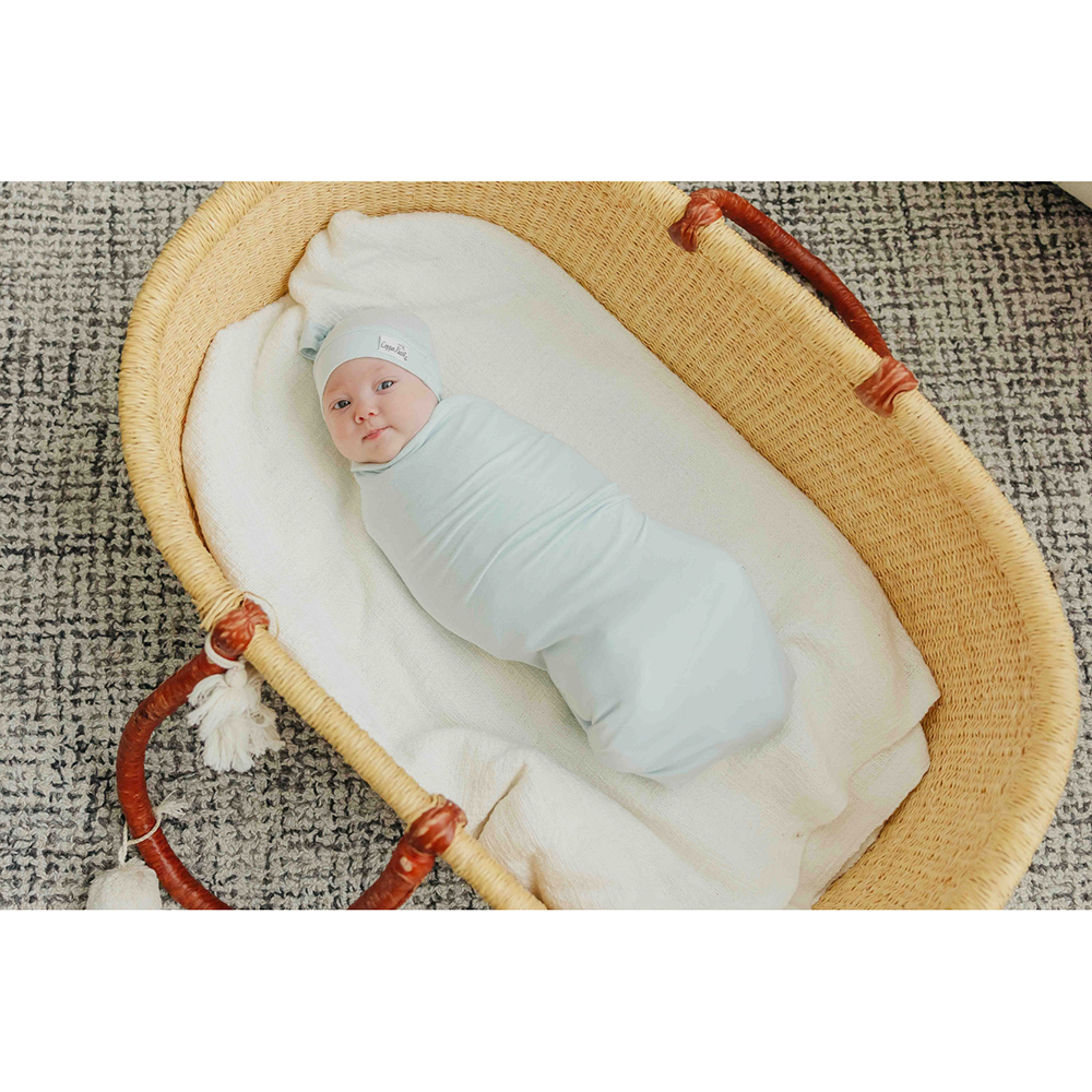 Copper Pearl - Baby Knit Swaddle Blanket