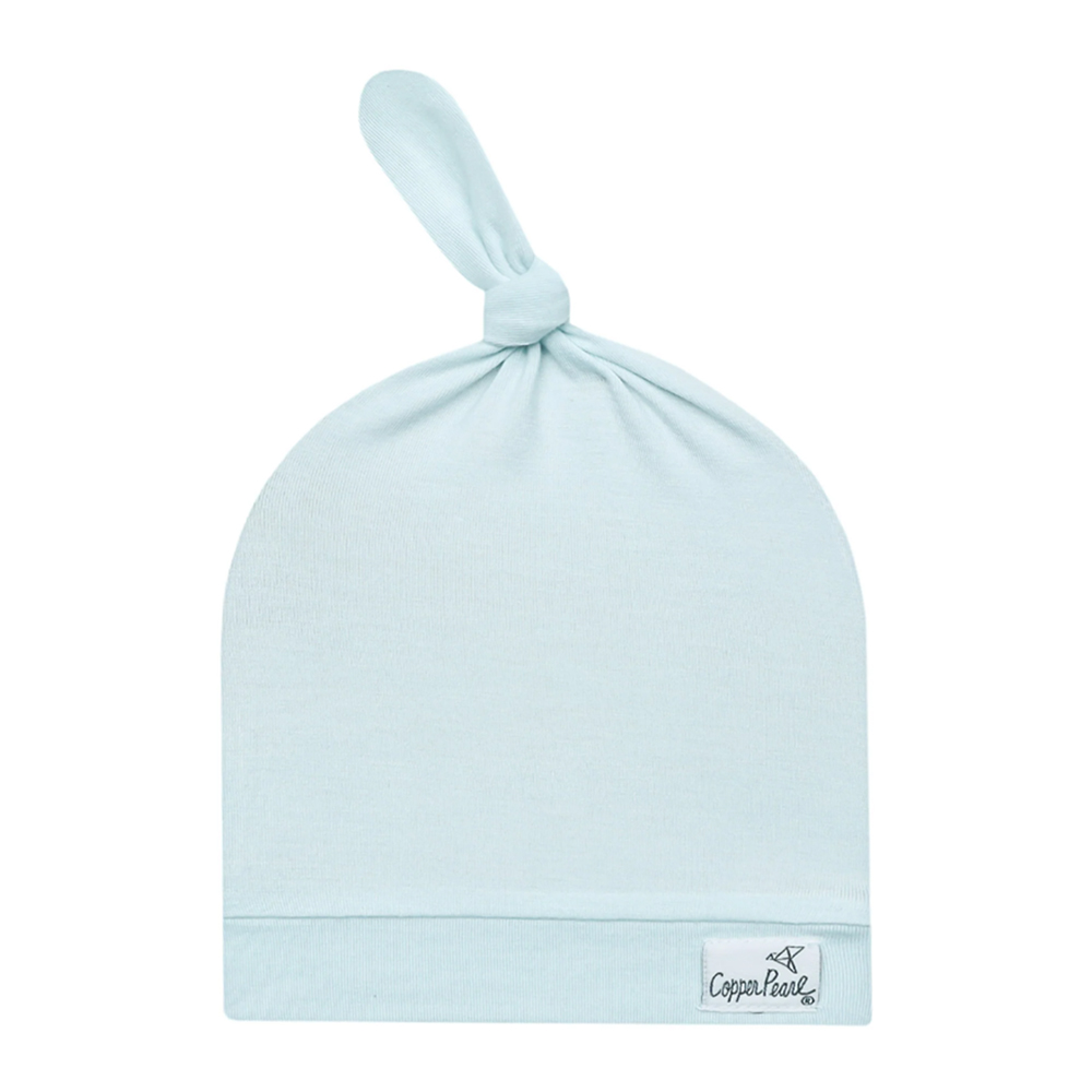 Copper Pearl - Baby Top Knot Hat