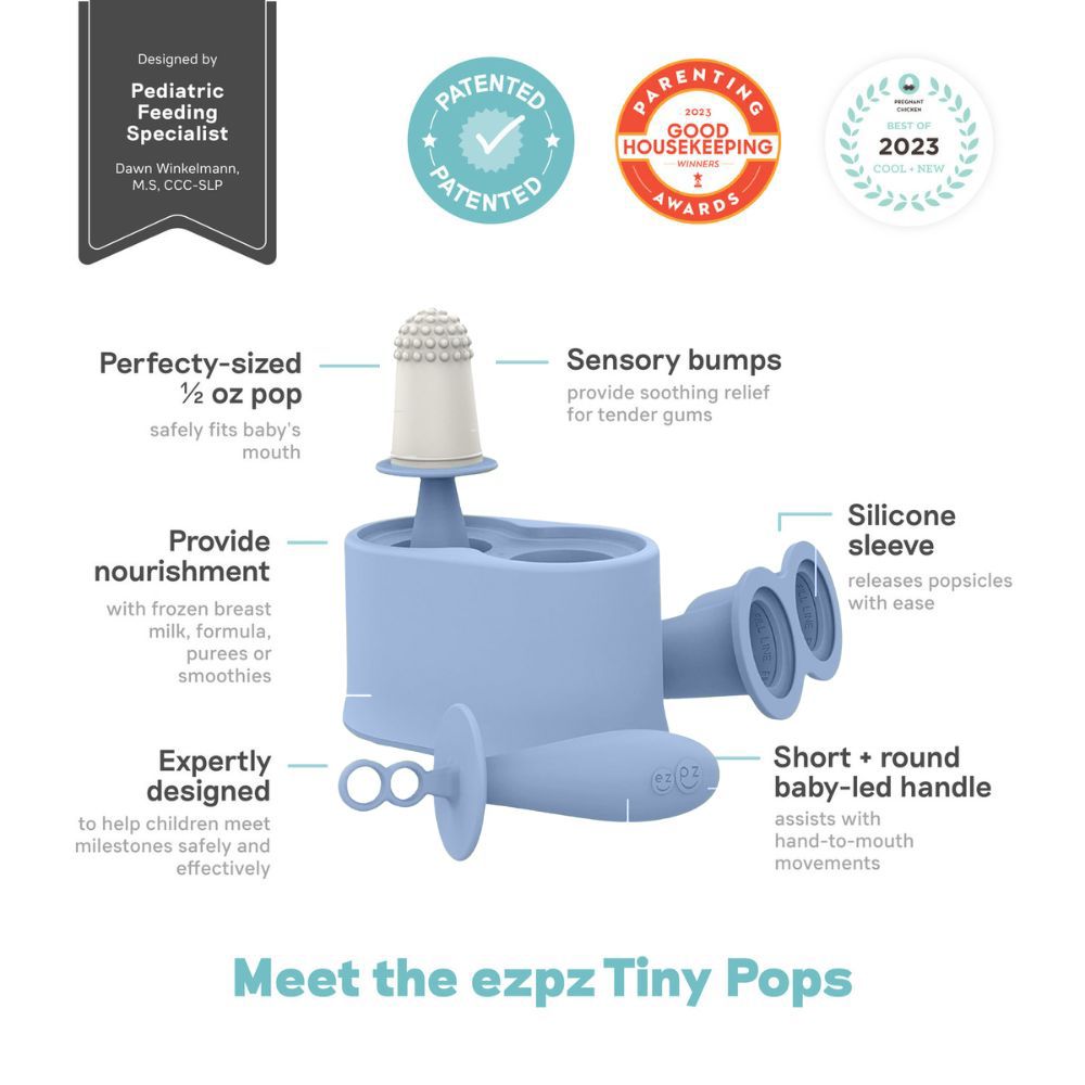 Ezpz Tiny Pops - Indigo