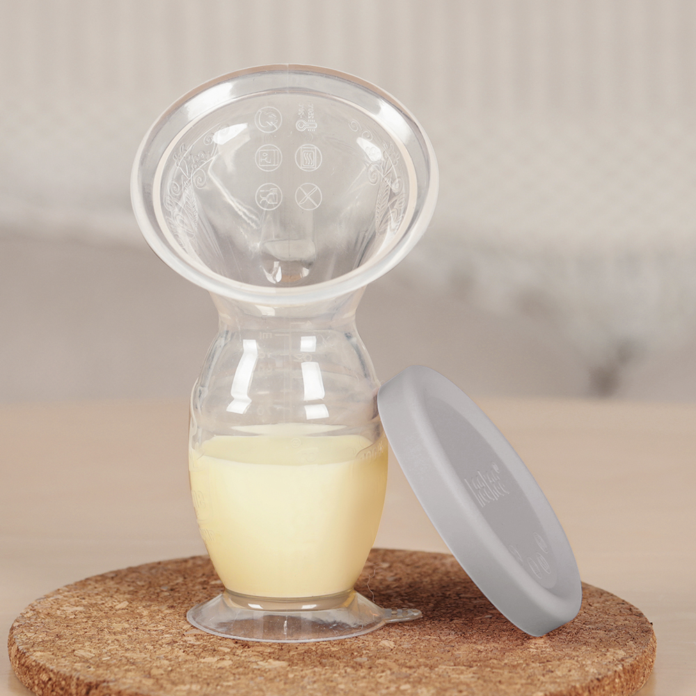 Haakaa - Silicone Breast Pump With Suction Base 150ml + Cap - Blush