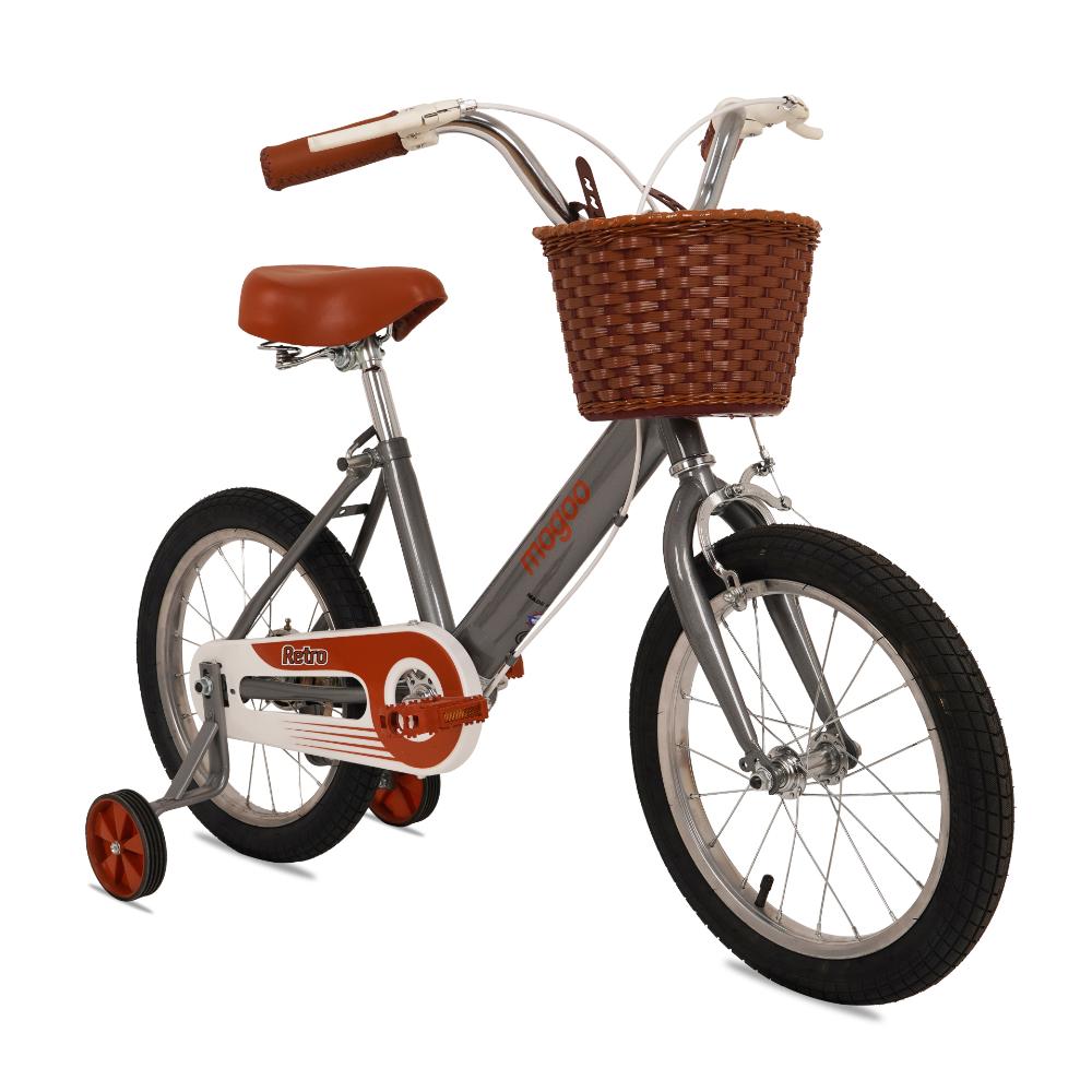 Mogoo - Retro Kids Bike - 16-inch - Grey