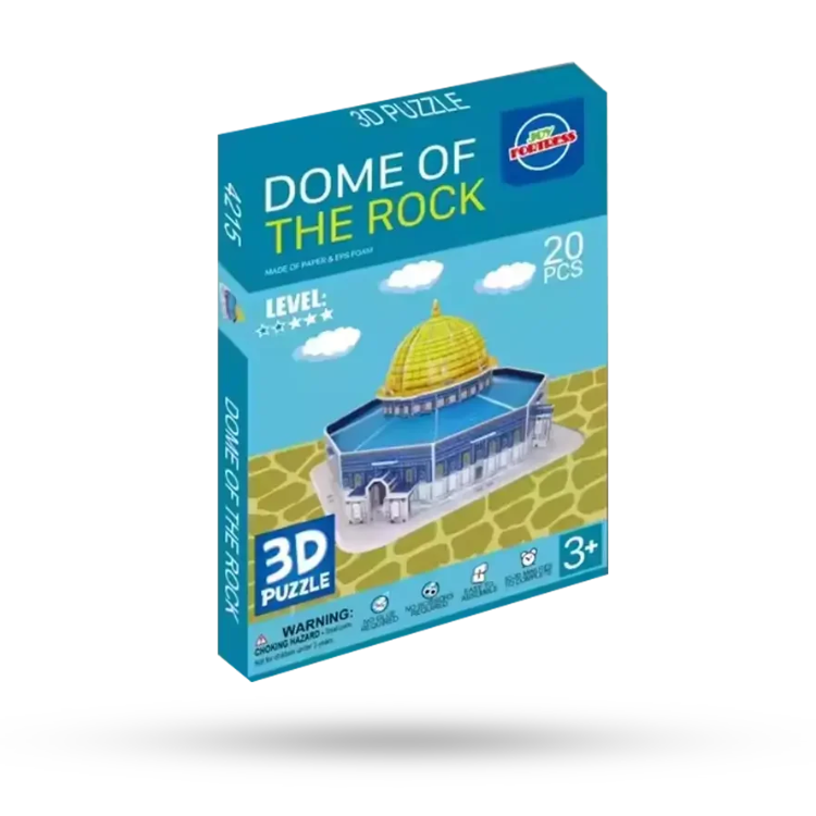 Deensquare - Dome Of The Rock 3D Puzzle - 20 Pc Set