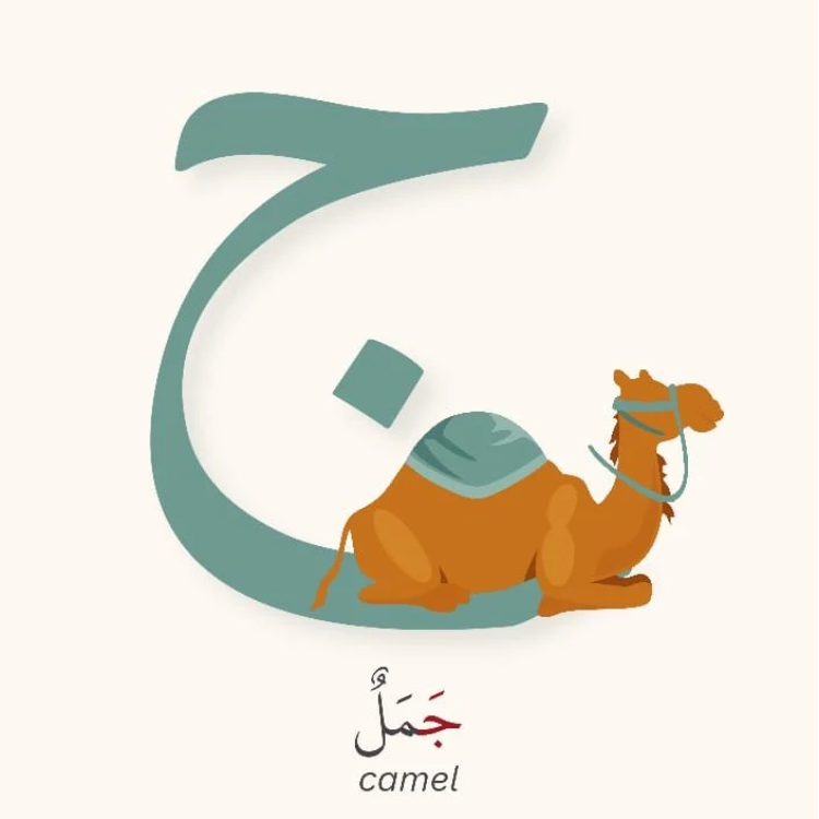 بطاقات تعليمية للأبجدية العربية