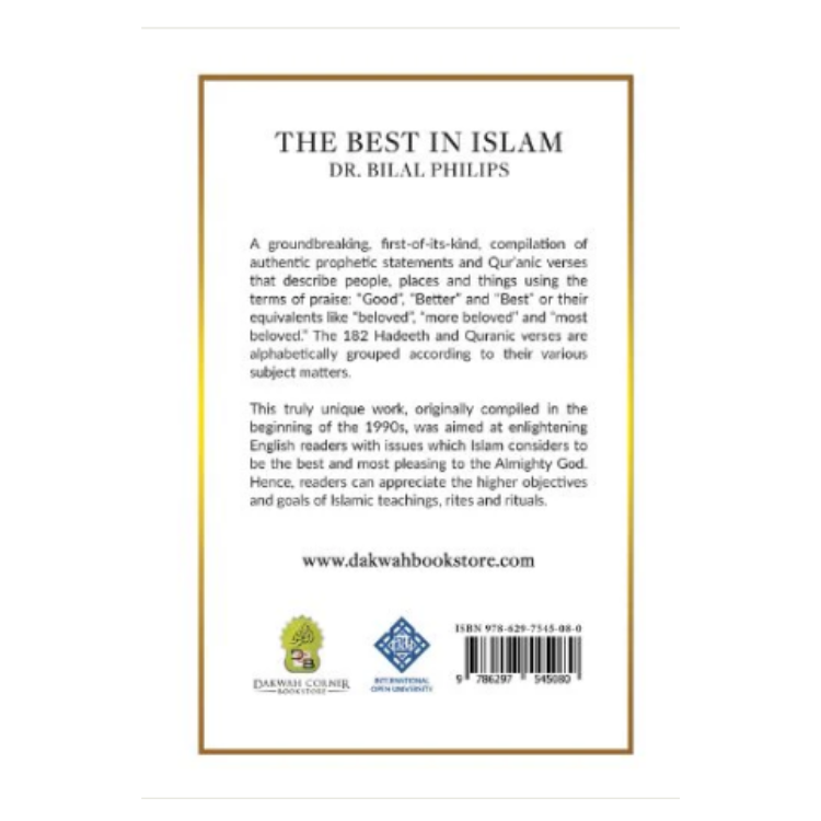The Best In Islam