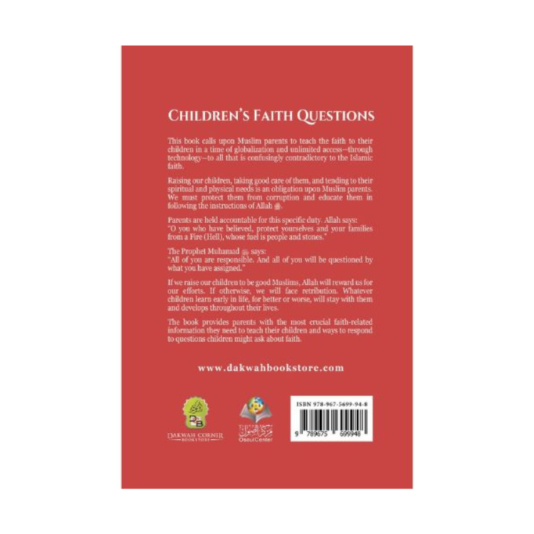 Dakwah Corner Bookstore - Children's Faith Questions
