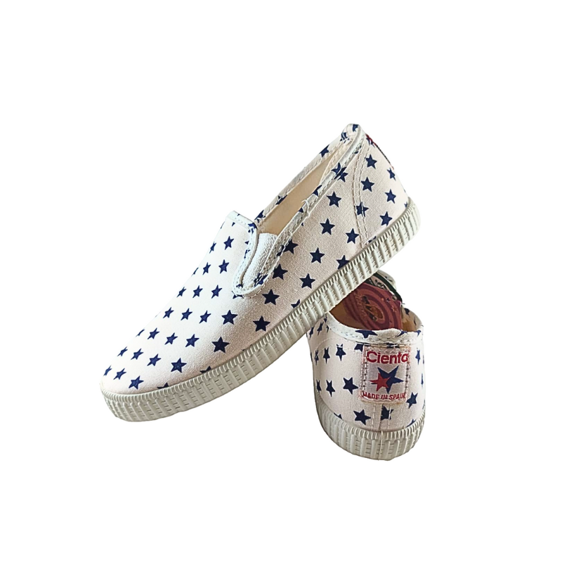 Pikkaboo Ceinta Blanco Star Elastico Kids Comfort Shoes - White