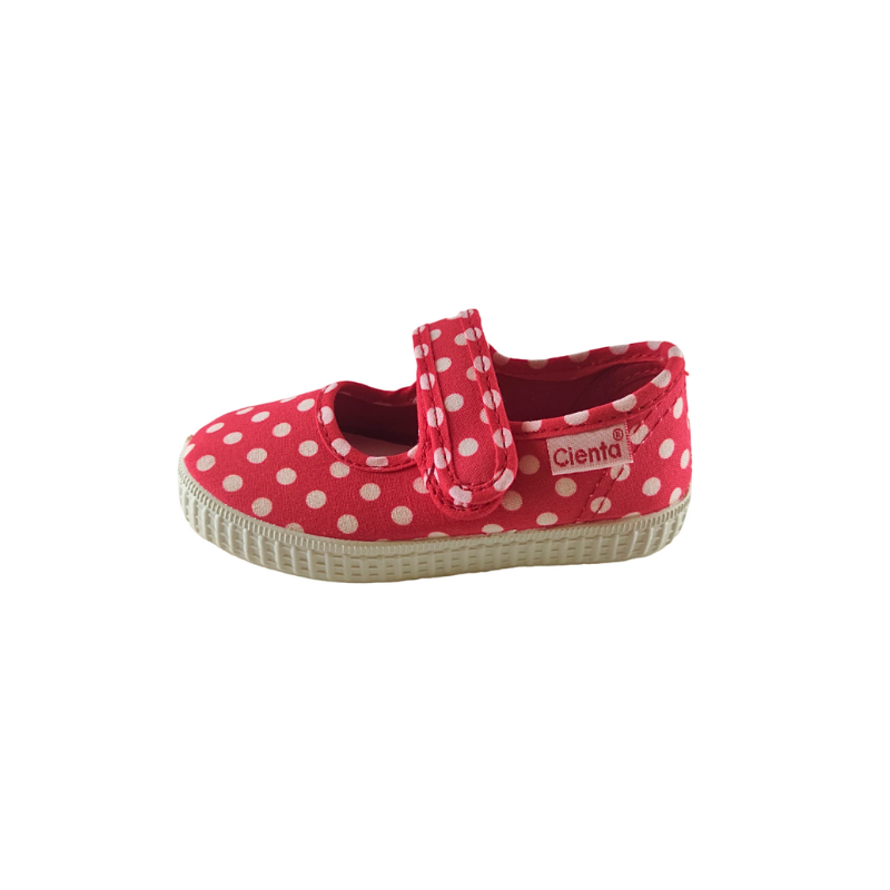 Pikkaboo Ceinta Rojo Polka Girls Shoes - Red