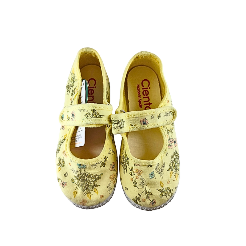 Pikkaboo Ceinta Girl's Floral Shoes - Yellow