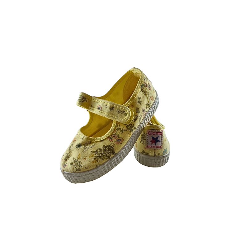 Pikkaboo Ceinta Girl's Floral Shoes - Yellow