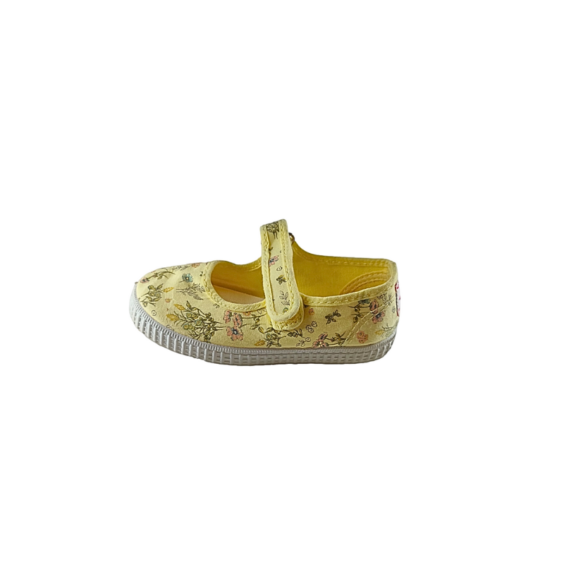 Pikkaboo Ceinta Girl's Floral Shoes - Yellow
