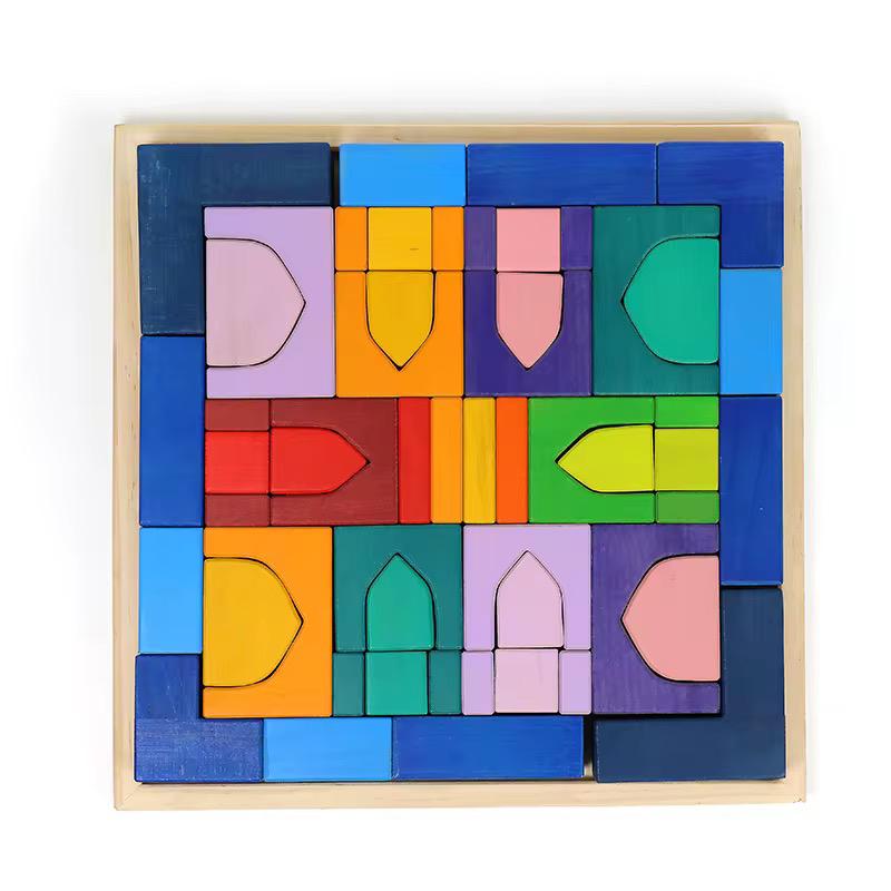 Woody Buddy - Arabia Building Blocks Set - 54 Pcs
