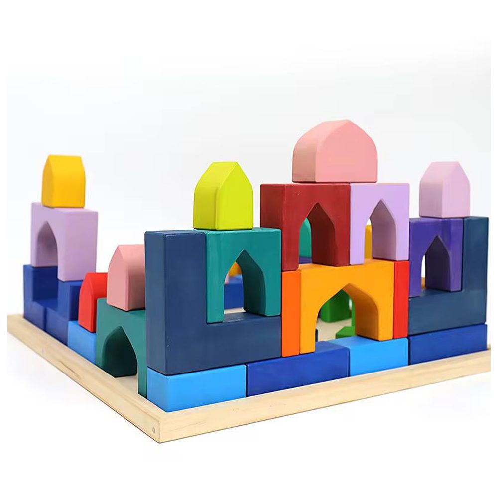 Woody Buddy - Arabia Building Blocks Set - 54 Pcs