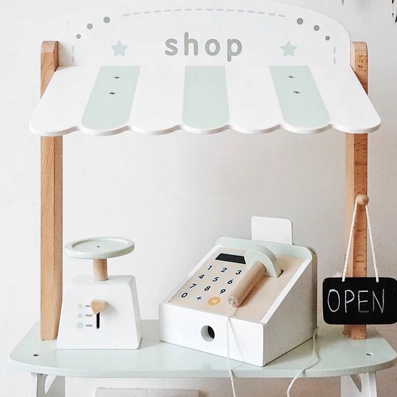Woody Buddy - Market Stand - White - 4 Pcs