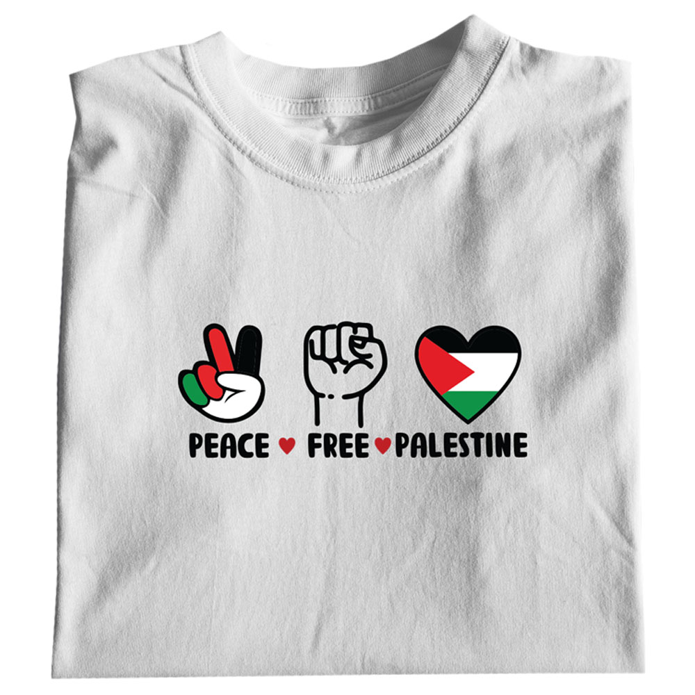 توينكل هاندز - تيشيرت أطفال مطبوع عليه شعار "فلسطين حرة"