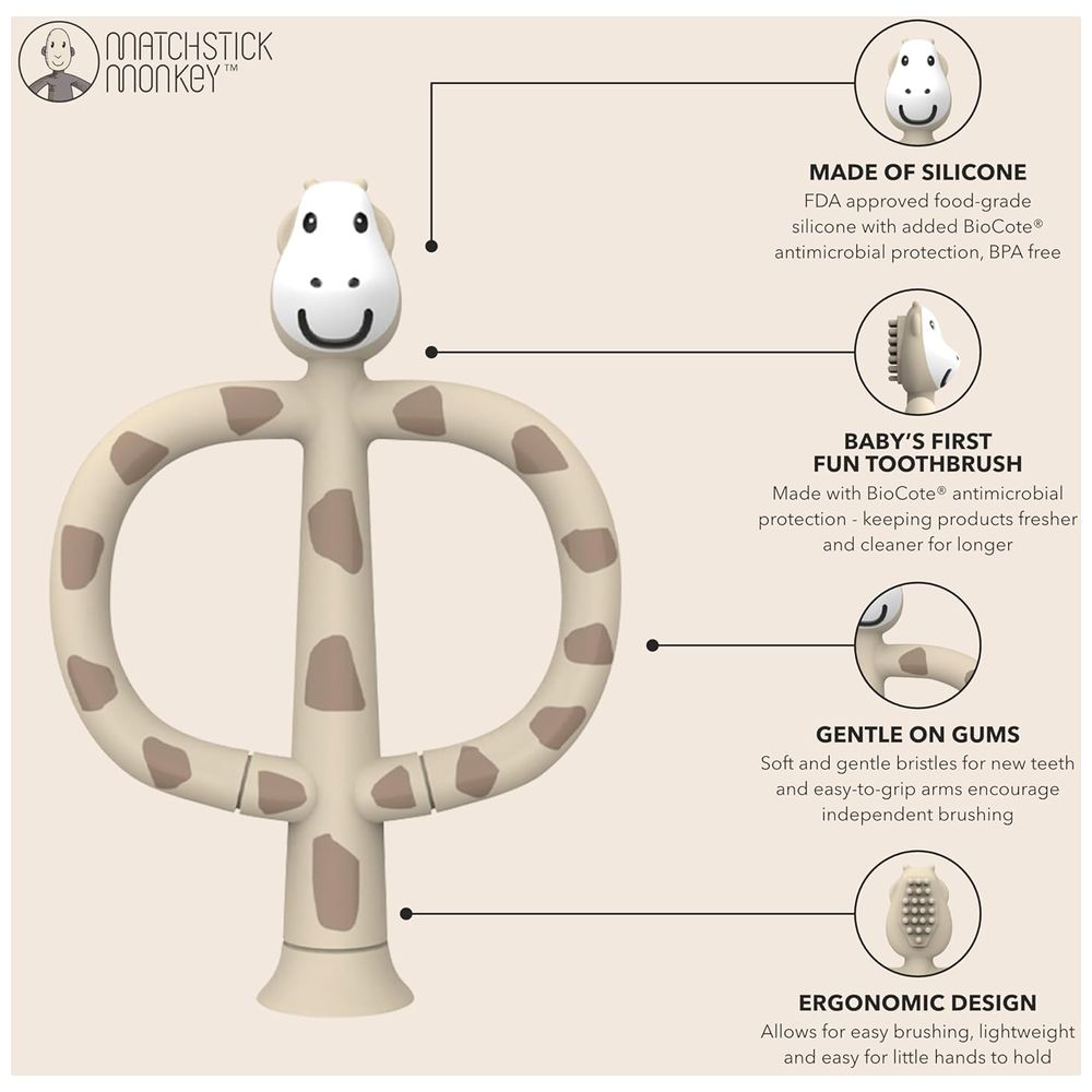 Matchstick Monkey - Training Toothbrush - Giraffe