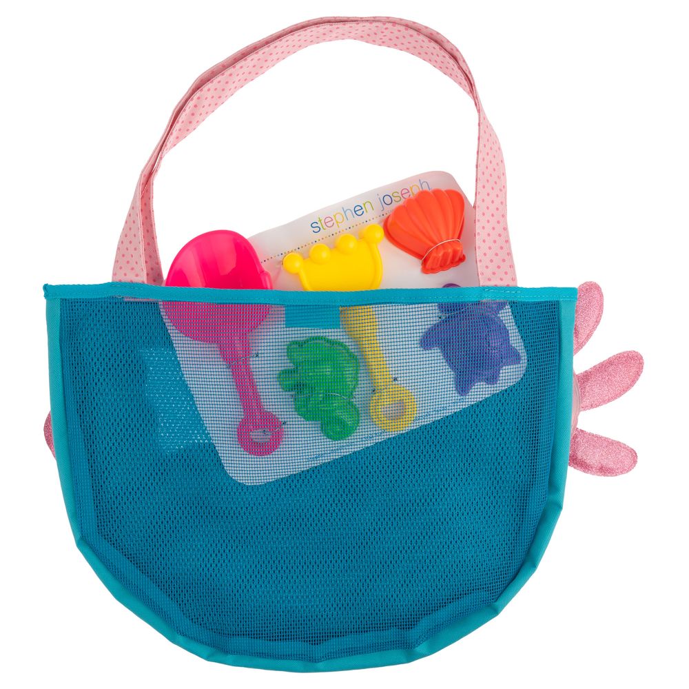 Stephen Joseph - Beach Tote with Sand Toy Play Set - Axolotl