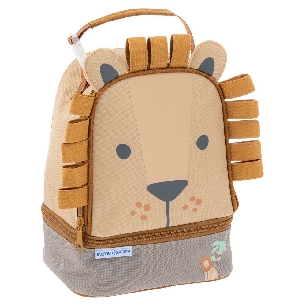 Stephen Joseph - Lion Lunch Pal Bag - Brown