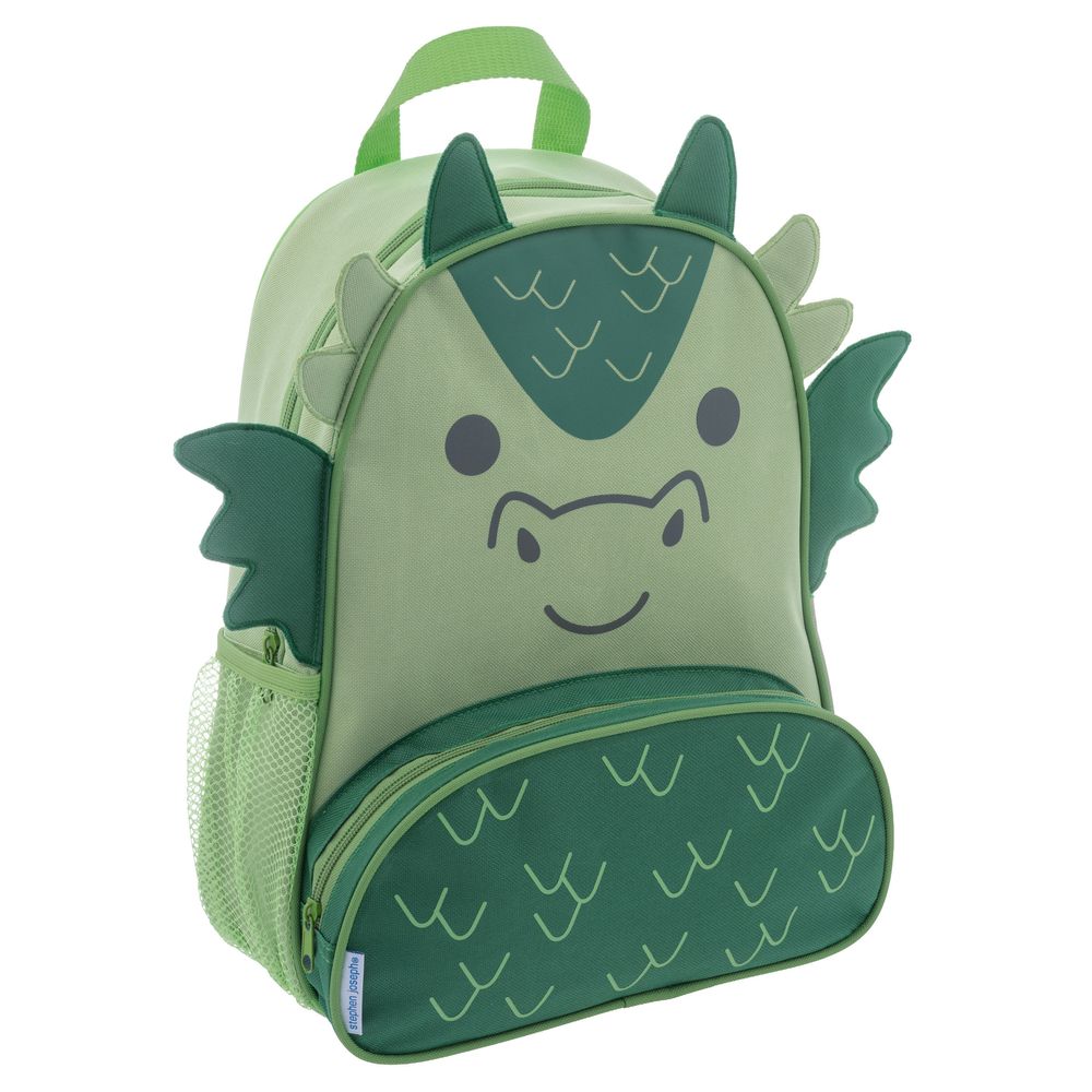 Stephen Joseph - Dragon Sidekick Backpack - Green - 14-inch