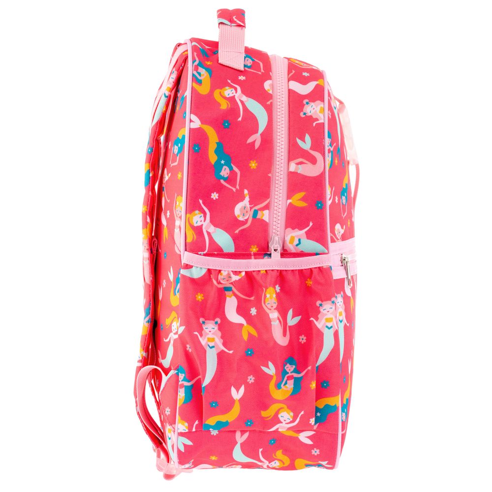 Stephen Joseph - Mermaid All-Over Printed Backpack - Red - 16-inch