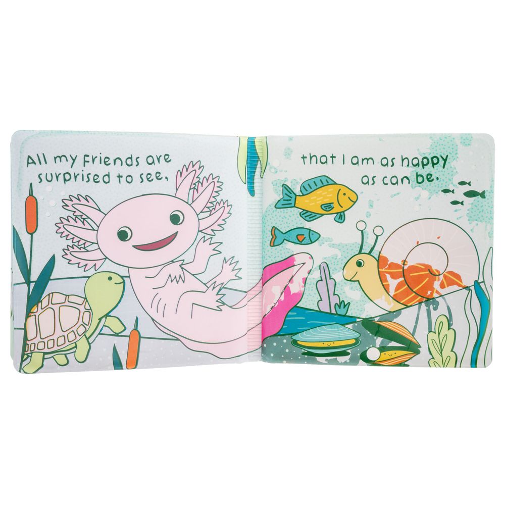 Stephen Joseph - Color-Changing Bath Book - Axolotl
