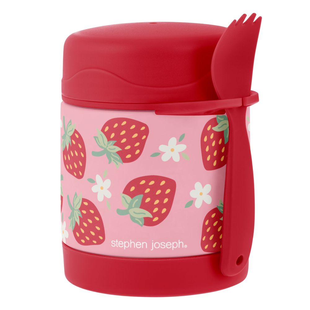 Stephen Joseph - Strawberry Insulated Food Jar - Red