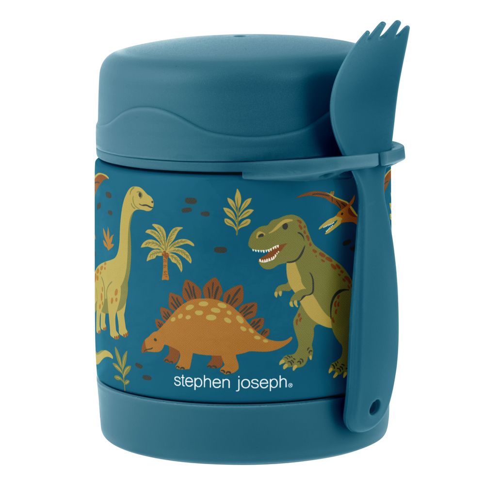 Stephen Joseph - Dino Insulated Food Jar - Green