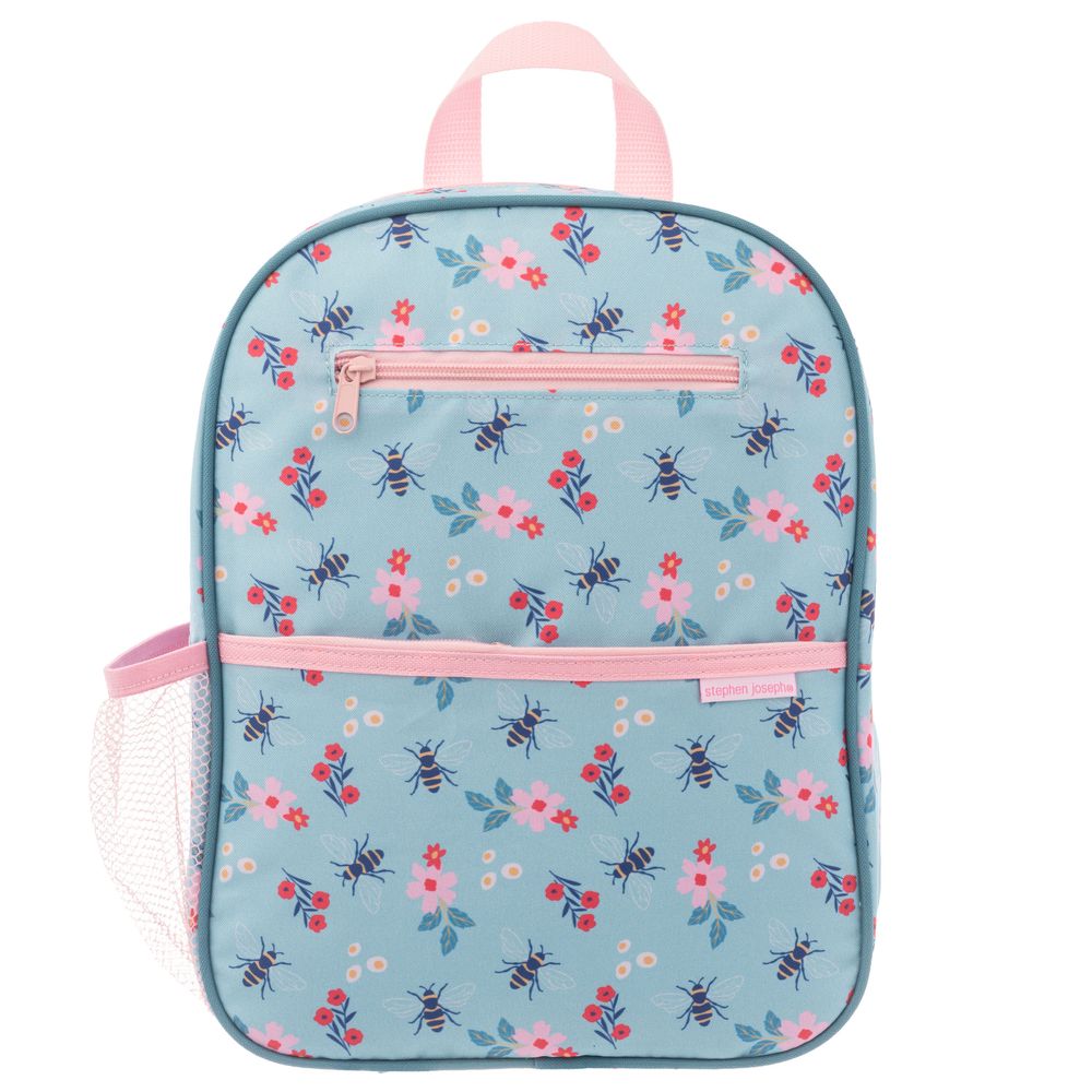 Stephen Joseph - Bee Junior Backpack - Light Blue - 13-inch
