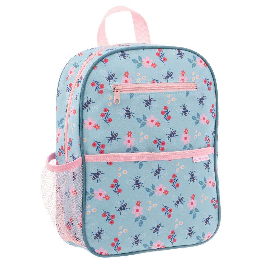 Stephen Joseph - Bee Junior Backpack - Light Blue - 13-inch