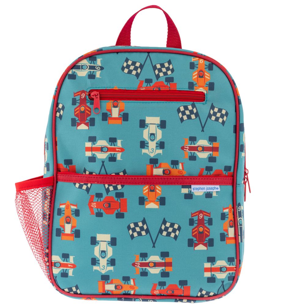 Stephen Joseph - Race Car Junior Backpack - Blue - 13-inch