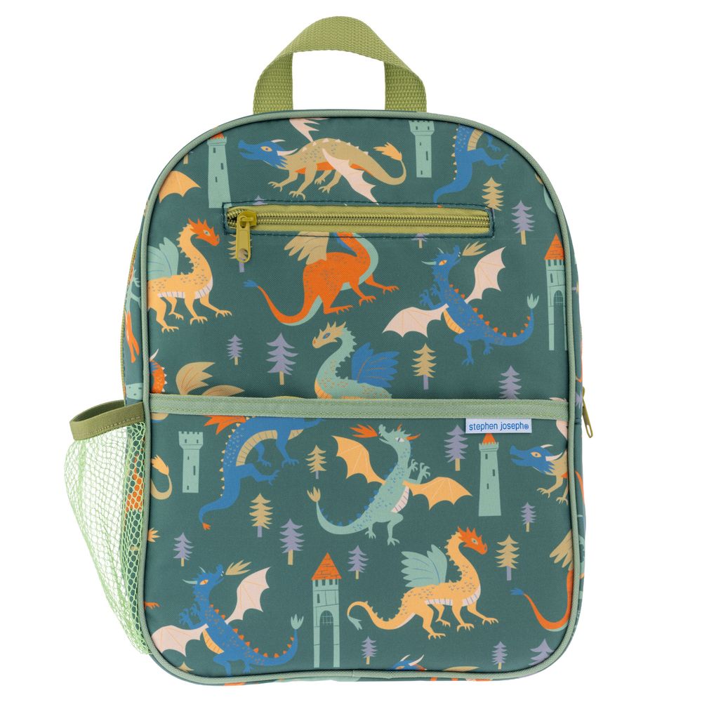 Stephen Joseph - Dragon Junior Backpack - Green - 13-inch