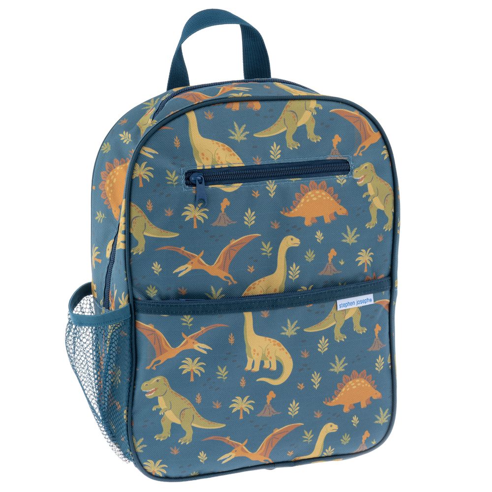 Stephen Joseph - Dino Junior Backpack - Green - 13-inch
