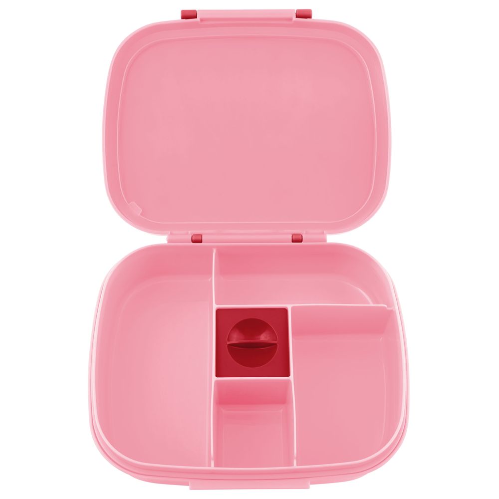 Stephen Joseph - 5 Compartment Strawberry Bento Box With Removable Tray - Red