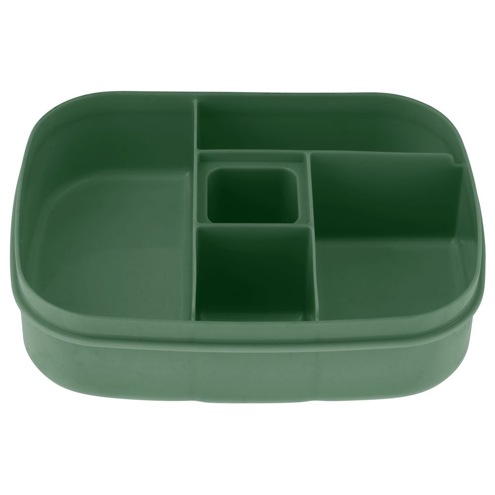 Stephen Joseph - 5 Compartment Dragon Bento Box With Removable Tray - Navy Green