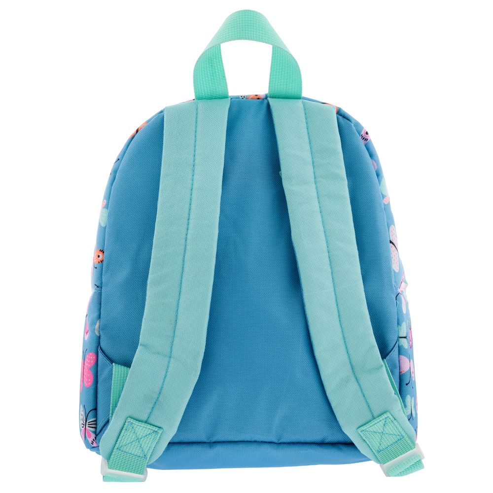 Stephen Joseph - Butterfly Mini Glitter Backpack - Light Blue - 10-inch
