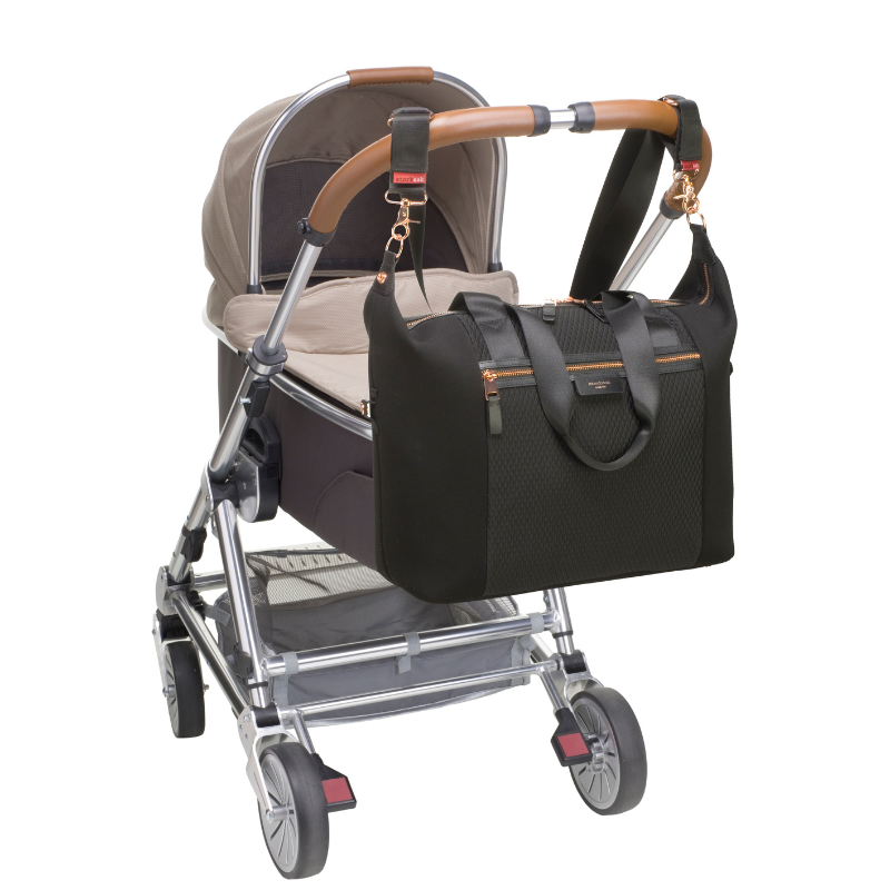 Storksak - Stroller Diaper Bag Detachable Shoulder Straps - Black