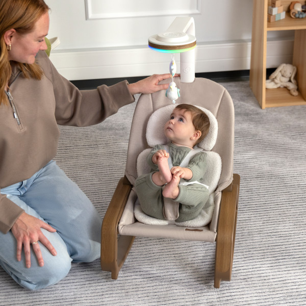 Evenflo - Lyra 2-In-1 Infant To Toddler Rocker - Coastal Coffee