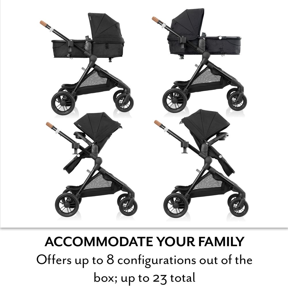 Evenflo - Pivot Xpand NXT Standalone Stroller - Coal Black