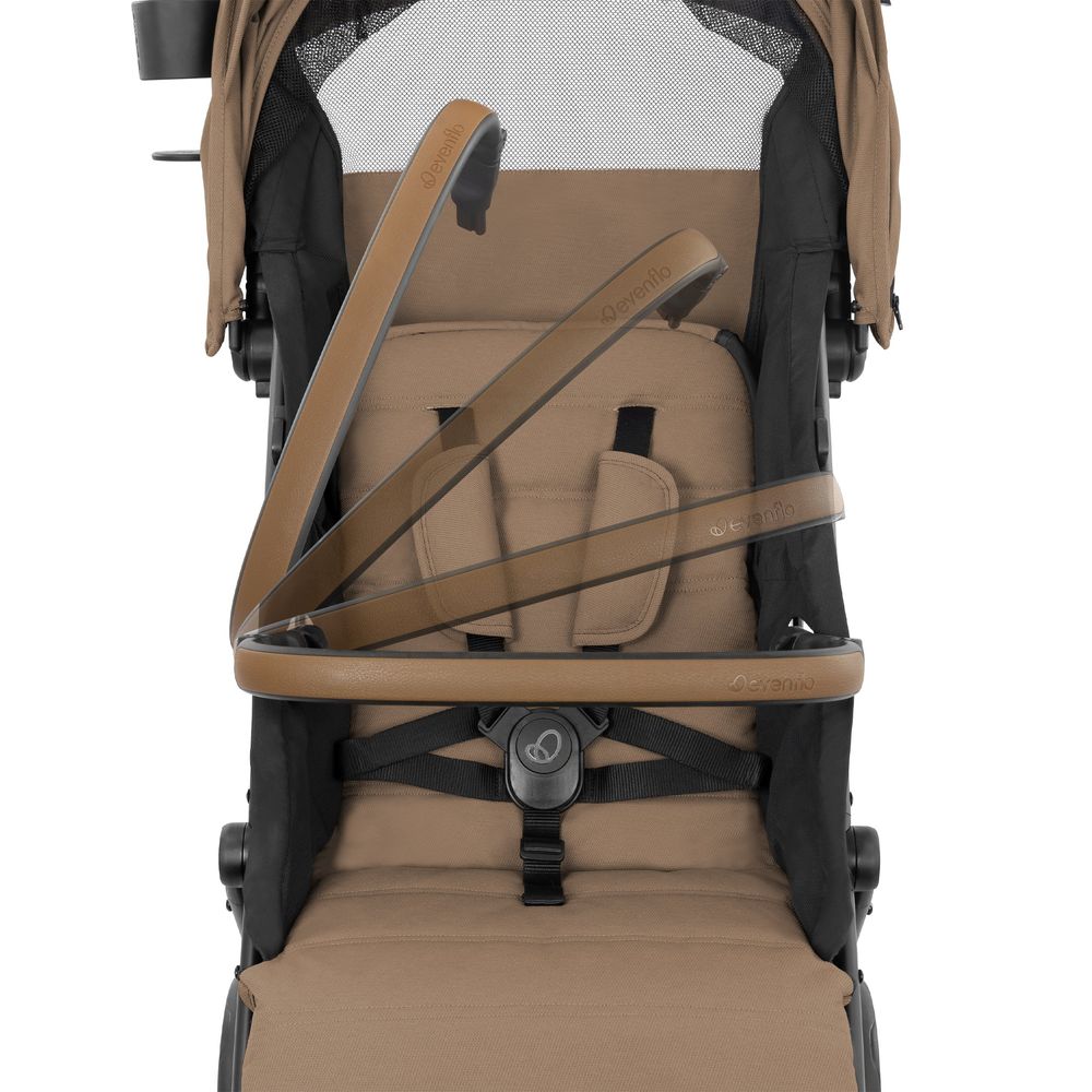 Evenflo - Otto+ Stroller With Litemax Infant Car Seat Travel System - Caramel Tan