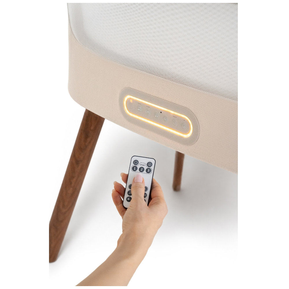 Jikel - Calmio Smart Bassinet Crib - Vanilla Cream