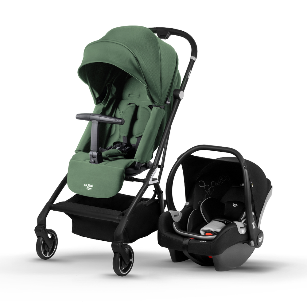 Jikel - Life 360 Compact Travel System - Matcha Green/Charcoal