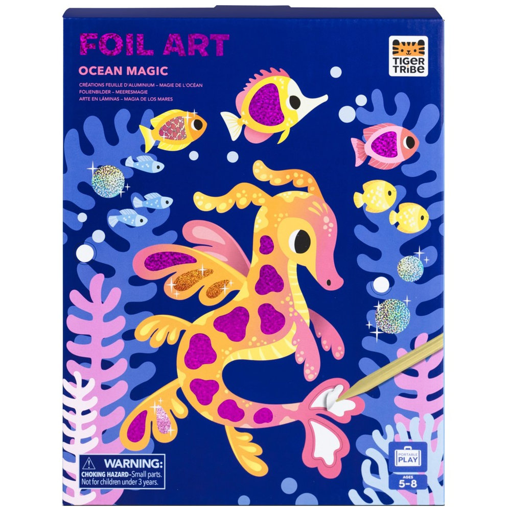 Tiger Tribe - Foil Art - Ocean Magic