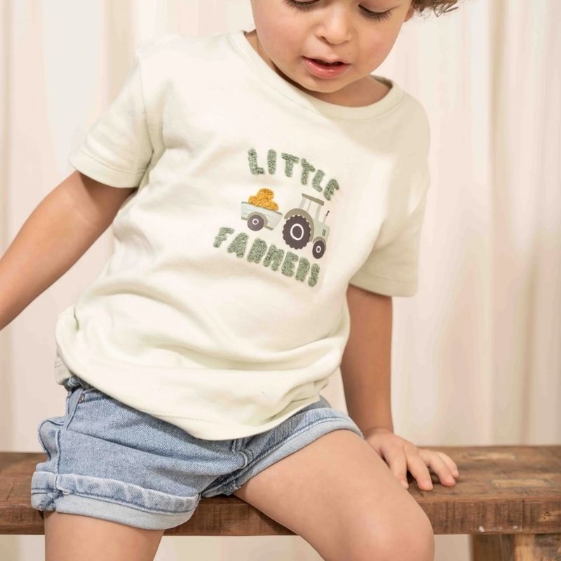 Little Dutch Boy's Short Sleeve T-Shirt Farm - Green
