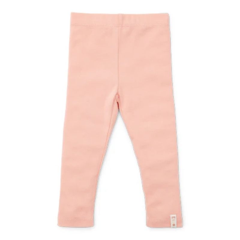 Little Dutch Kids Organic Cotton Leggings Flower - Pink