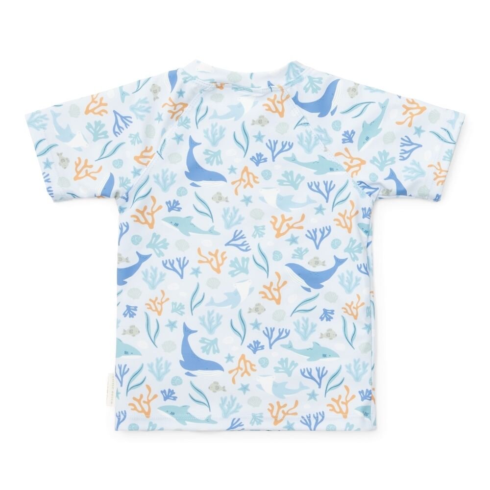 Little Dutch Swim T-Shirt Short Sleeves Ocean Dreams - Blue