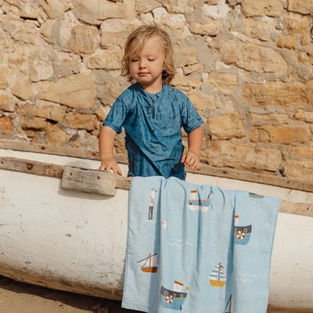 Little Dutch Swim T-Shirt Short Sleeves Sea Life