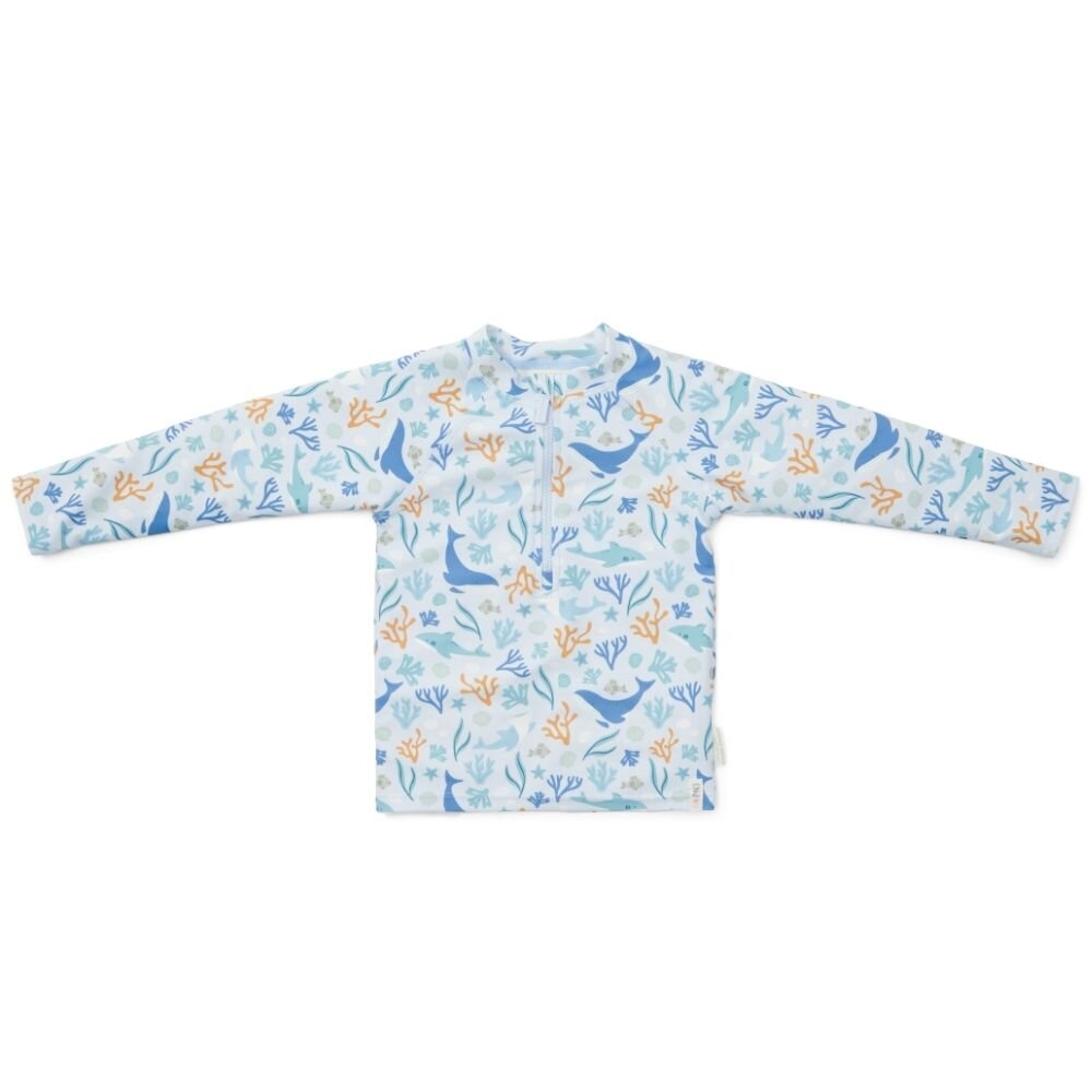 Little Dutch Swim T-Shirt Long Sleeves Ocean Dreams - Blue
