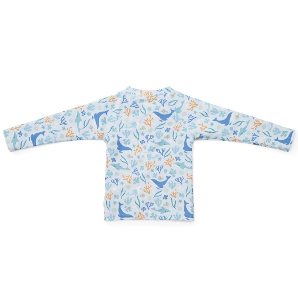 Little Dutch Swim T-Shirt Long Sleeves Ocean Dreams - Blue