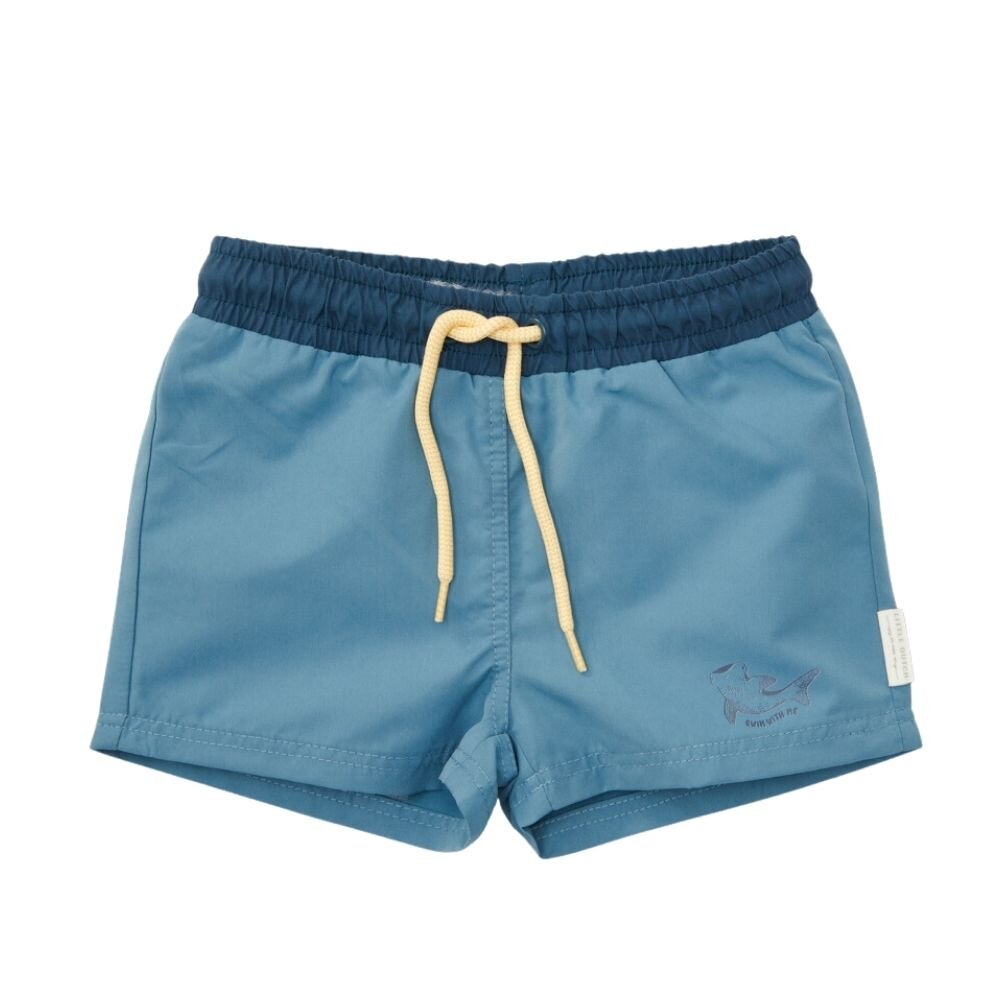 Little Dutch Swim Shorts Whale - Blue