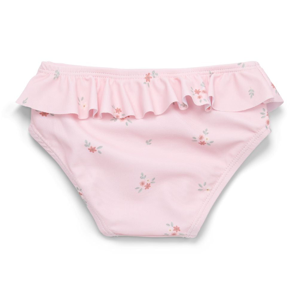 Little Dutch Rosy Meadows Ruffles Bikini Swim Pants - Pink